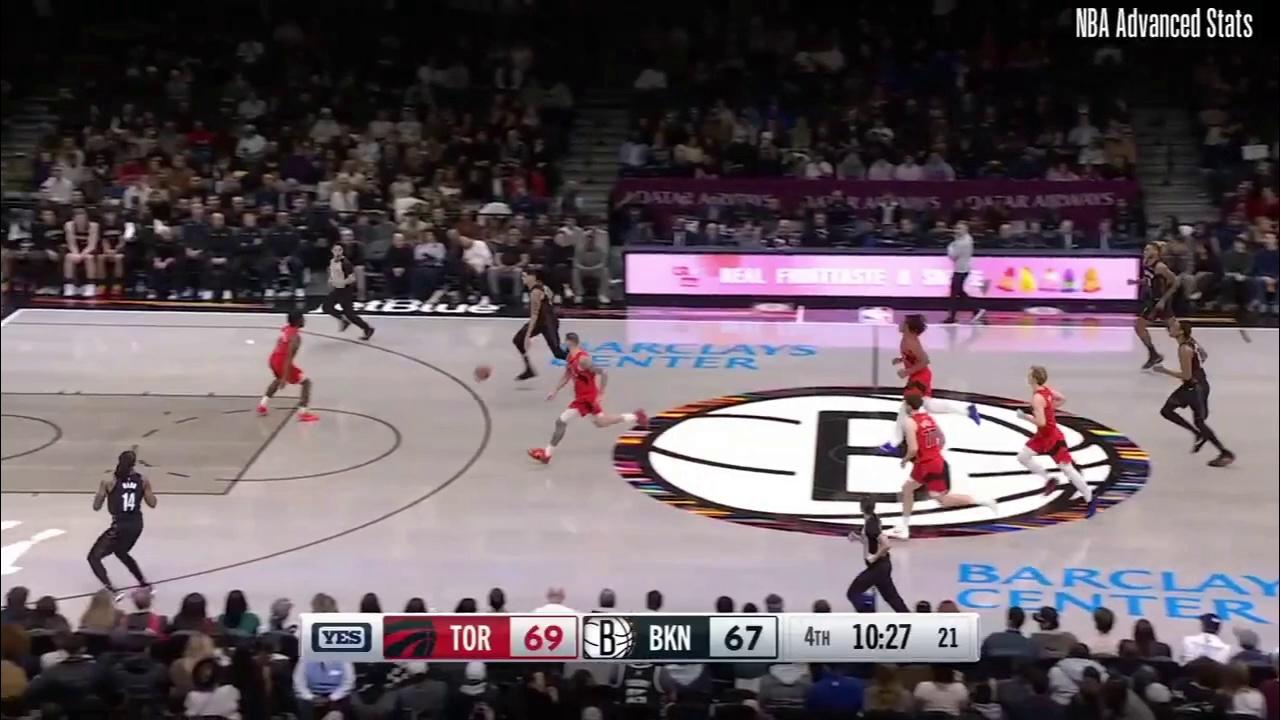 篮网险胜猛龙,周琦扛起全队 篮网险胜猛龙,周琦扛起全队